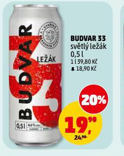 PIVO BUDVAR 33