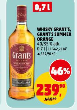 WHISKY GRANT'S SUMMER ORANGE