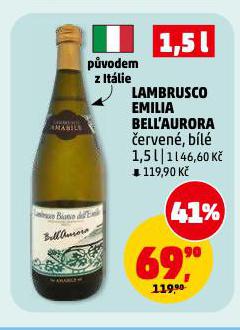 LAMBRUSCO EMILIA BELL'AURORA