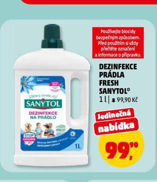 SANYTOL DEZINFEKCE PR�DLA FRESH