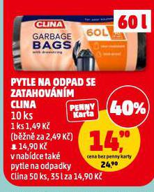 PYTLE NA ODPADKY CLINA