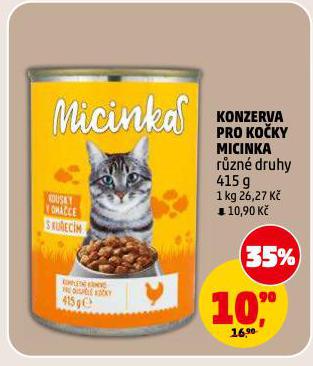 KONZERVA PRO KO�KY MICINKA