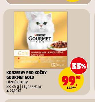 GOURMET GOLD KONZERVY PRO KO�KY