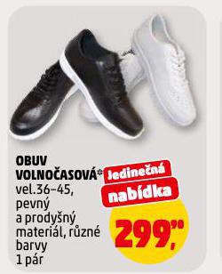 VOLNOČASOVÁ OBUV