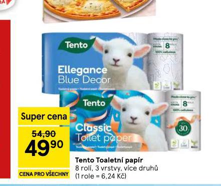 TENTO TOALETN� PAP�R
