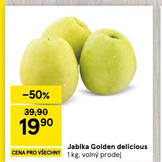 JABLKA GOLDEN DELICIOUS