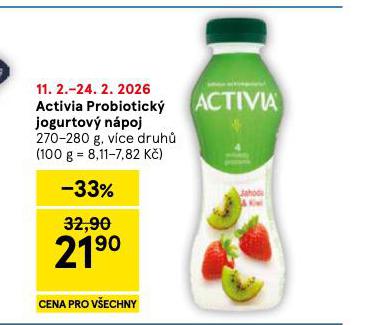 ACTIVIA PROBIOTICK� JOGURTOV� N�POJ