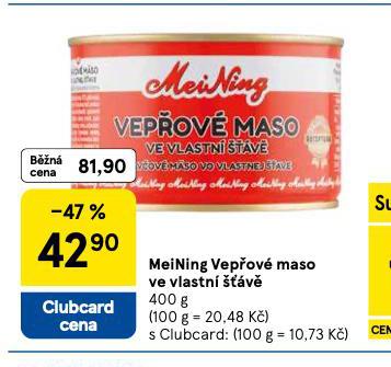 MEINING VEP�OV� MASO VE VLASTN� ���V�