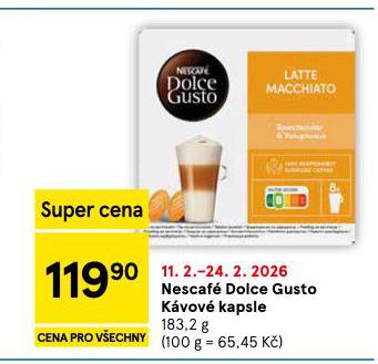 NESCAF� DOLCE GUSTO K�VOV� KAPSLE