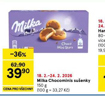 MILKA CHOCOMINIS SU�ENKY