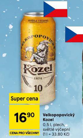 PIVO VELKOPOPOVICK� KOZEL 10