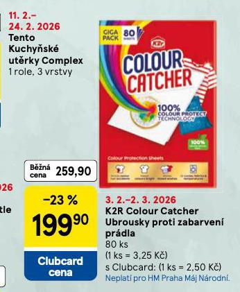 K2R COLOUR CATCHER UBROUSKY PROTI ZABARVEN� PR�DLA