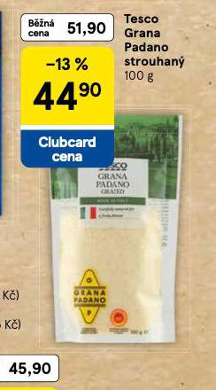TESCO GRANA PADANO STROUHAN�
