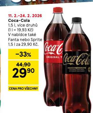 COCA COLA, FANTA, SPRITE