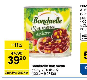 BONDUELLE BON MENU