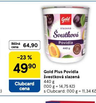 GOLD PLUS POVIDLA �VESTKOV� SLAZEN�