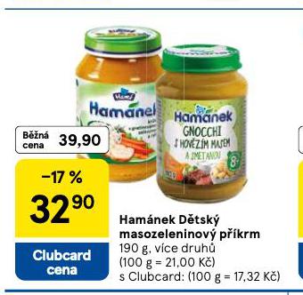 HAM�NEK D�TSK� MASOZELENINOV� P��KRM