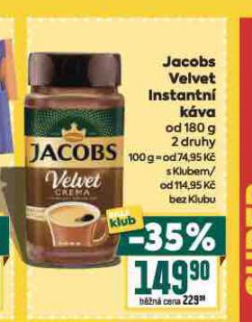 JACOBS VELVET INSTANTN� K�VA