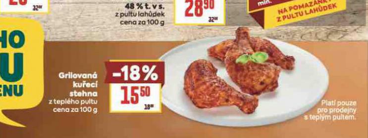 GRILOVANÁ KUŘECÍ STEHNA