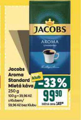 JACOBS AROMA STANDARD MLET� K�VA