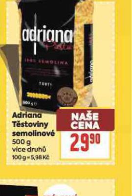 ADRIANA T�STOVINY SEMOLINOV�