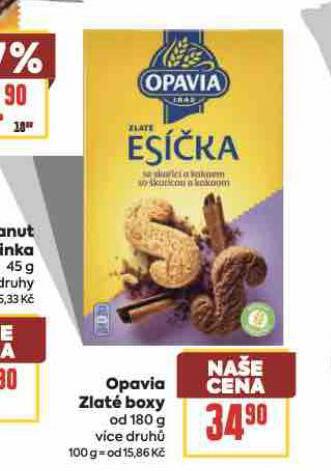 OPAVIA ZLAT� BOXY