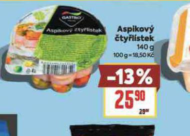 ASPIKOVÝ ČTYŘLÍSTEK