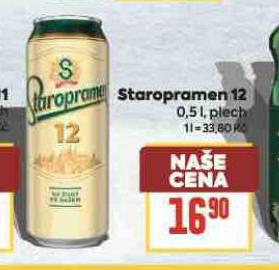 PIVO STAROPRAMEN 12
