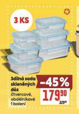 3D�LN� SADA SKLEN�N�CH D�Z