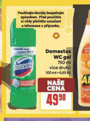 DOMESTOS WC GEL