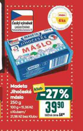 MADETA JIHO�ESK� M�SLO