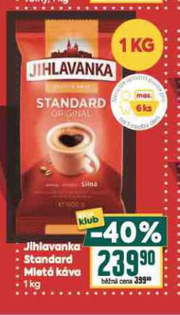 JIHLAVANKA STANDARD MLET� K�VA