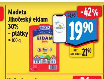 MADETA JIHO�ESK� EIDAM 30%