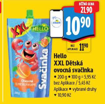 HELLO D�TSK� OVOCN� SVA�INKA