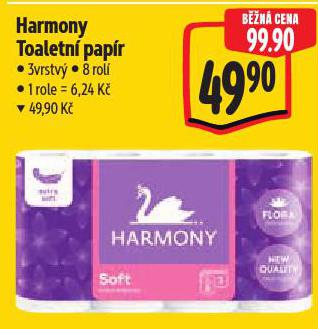 HARMONY TOALETN� PAP�R