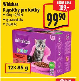 WHISKAS KAPSIČKY PRO KOČKY