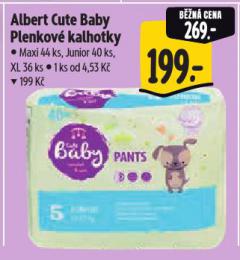 CUTE BABY PLENKOV� KALHOTKY