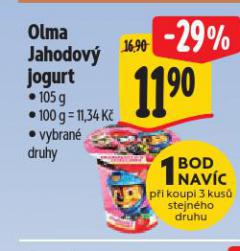 OLMA JAHODOVÝ JOGURT