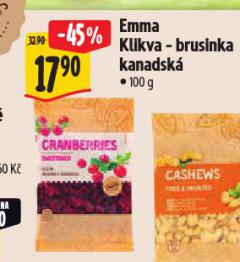 EMMA KLIKVA BRUSINKA KANADSKÁ