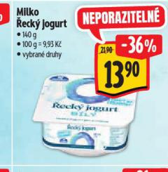MILKO ŘECKÝ JOGURT