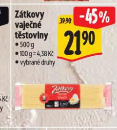 Z�TKOVY VAJE�N� T�STOVINY