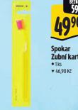 SPOKAR ZUBNÍ KARTÁČEK