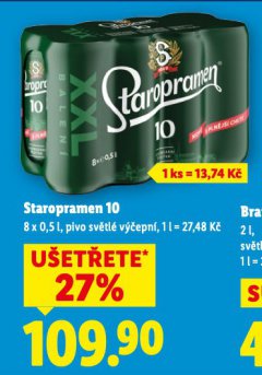 PIVO STAROPRAMEN 10