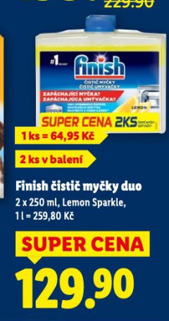FINISH ČISTIČ MYČKY DUO