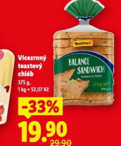 VÍCEZRNNÝ TOASTOVÝ CHLÉB