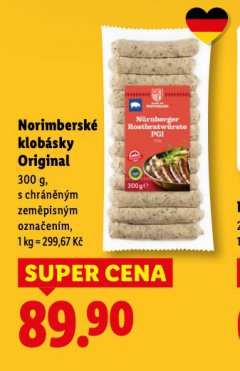 NORIMBERSK� KLOB�SKY ORIGINAL