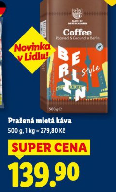 PRAŽENÁ MLETÁ KÁVA