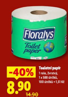 FLORALYS TOALETN� PAP�R