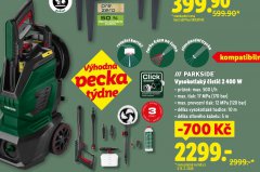PARKSIDE VYSOKOTLAKÝ ČISTIČ