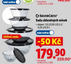 SADA SKLENĚNÝCH MISEK